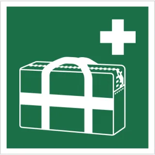 Znak Torba medyczna na Folii Świecącej (E27) (ISO 7010)