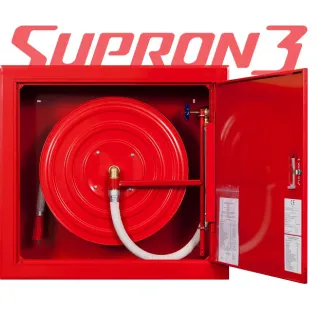Hydrant wewnętrzny DN 25 z wężem półsztywnym 20m - WNĘKOWY SUPRON