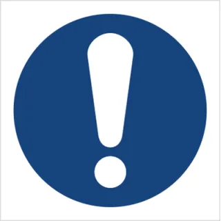 Ogólny znak nakazu na Folii Samoprzylepnej (M01) (ISO 7010)