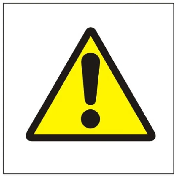 Ogólny znak ostrzegawczy na płycie PCV (301)