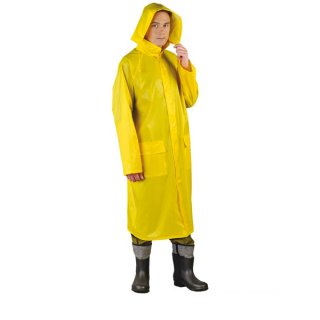 Płaszcz przeciwdeszczowy ochronny Nylonowy kolor żółty