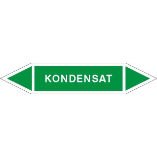 Tabliczka na rurociągi Kondensat znak na folii zwykłej 