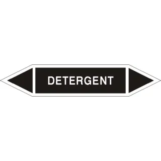 Tabliczka na rurociągi Detergent znak na płycie PCV (R-IC02)