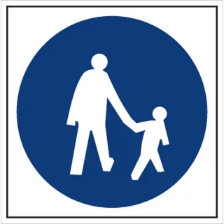 Znak droga dla pieszych (703-13)