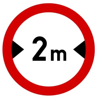 Znaki drogowe metalowe zakazu
