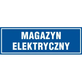 Znak Magazyn elektryczny (PB032)