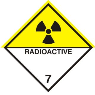 Znak materiały promieniotwórcze