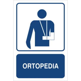 Znak ortopedia na płycie PCV (823-140)