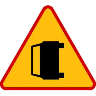 Znak ostrzegawczy METALOWY Wypadek drogowy (A34)