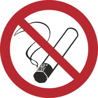 Znak palenie tytoniu zabronione na Folii Samoprzylepnej (209-08)