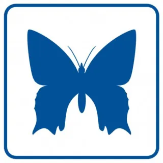 Znak Rzadkie okazy motyli na Folii Samoprzylepnej (RA099)