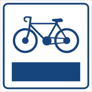 Znak ścieżka rowerowa na płycie PCV (823-93)