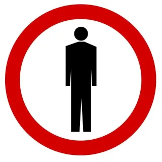 Znaki drogowe zakazu metalowe B41