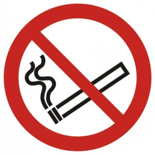 Znak Zakazu palenia tytoniu na płycie PCV (GAP002)