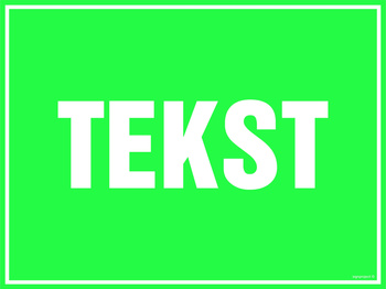 Znak na zamówienie Wzór S-111 na płycie zwykłej