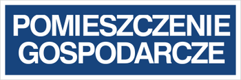 Znak pomieszczenie gospodarcze (801-19)