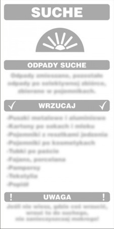 Znak Instrukcja segregacji odpadów- inne (PA089)